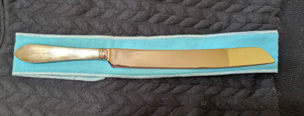 Tiffany & Co Sterling Silver Cake knife image indicator(2)