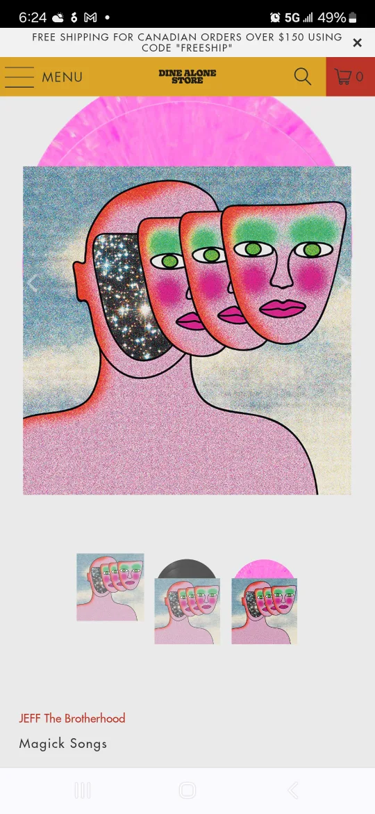 Jeff The Brotherhood Magick Songs (Vinyl) 2 LP New Sealed  SH3 image indicator(5)