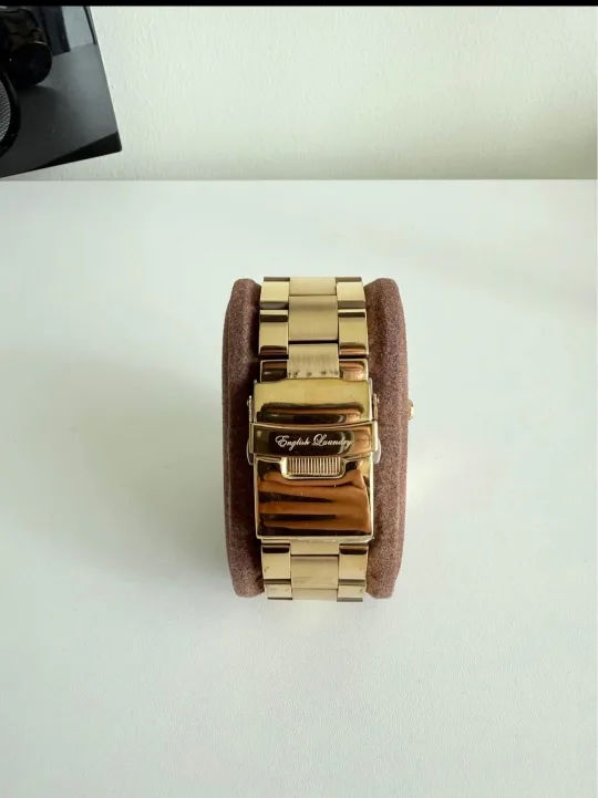 English Laundry Gold & Green Watch image indicator(2)