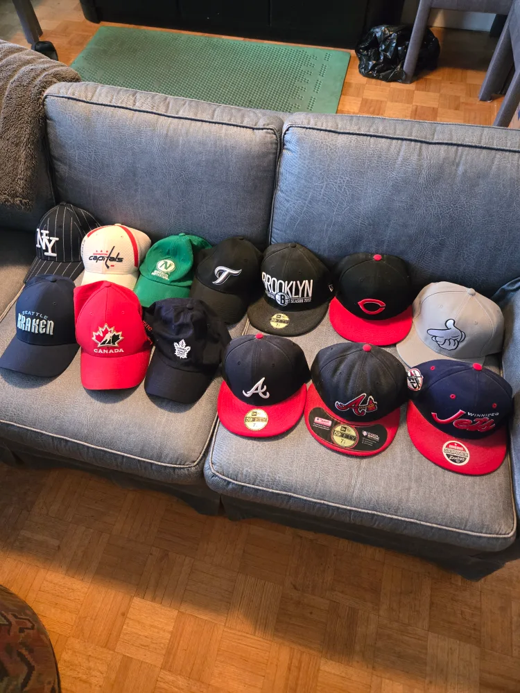 Assorted Baseball Hats - Various Teams & Styles thumbnail