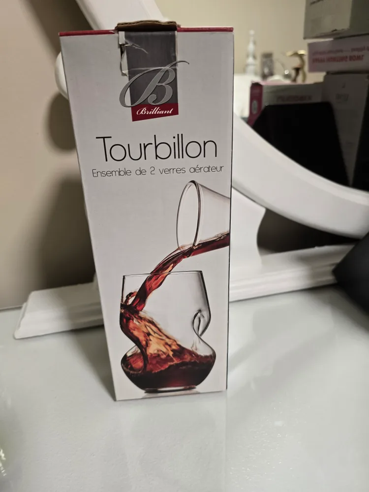 Brilliant Tourbillon Aerating Stemless Wine Glasses (Set of 2) image indicator(5)