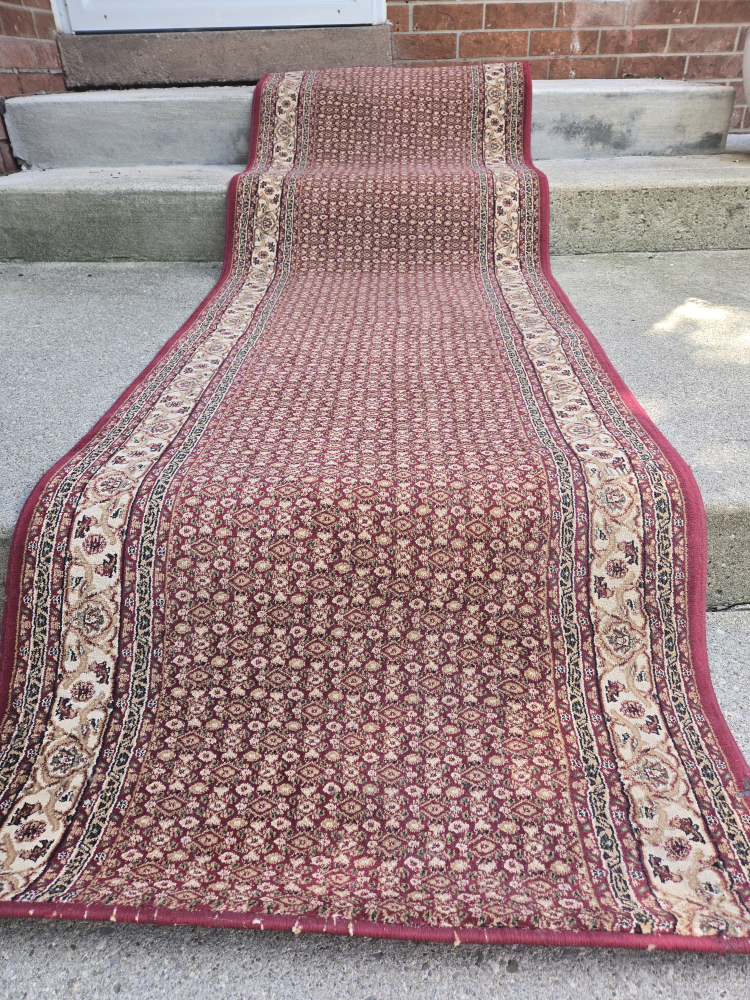 Hallway Runner Rug - Red Patterned - photo 2