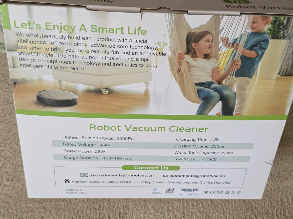 2-in-1 T7S Robot Vacuum & Mop - New in Box
