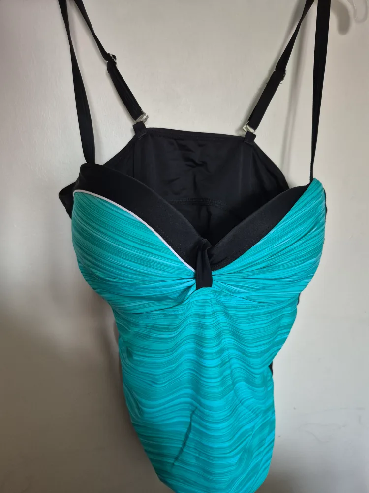 New Penbrooke Aqua Tankini Top only thumbnail