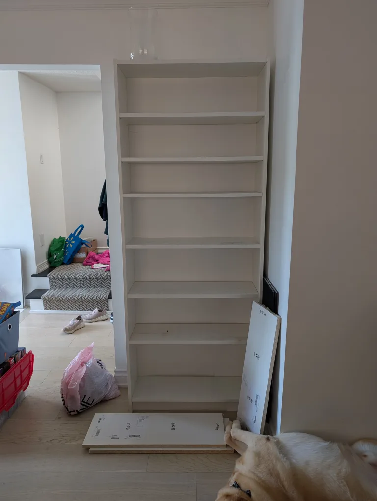 IKEA Billy White Bookcases thumbnail