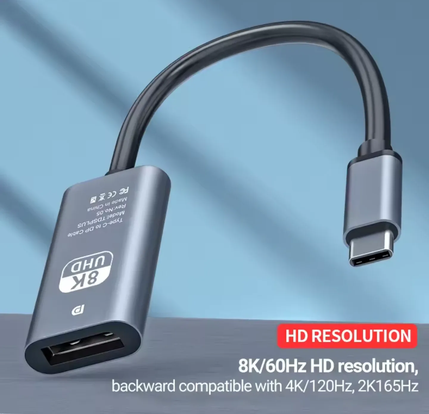 USB C to Display Port adapter, 8K HD thumbnail