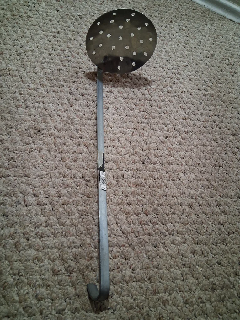 Metal ice fishing Skimmer with Hook thumbnail