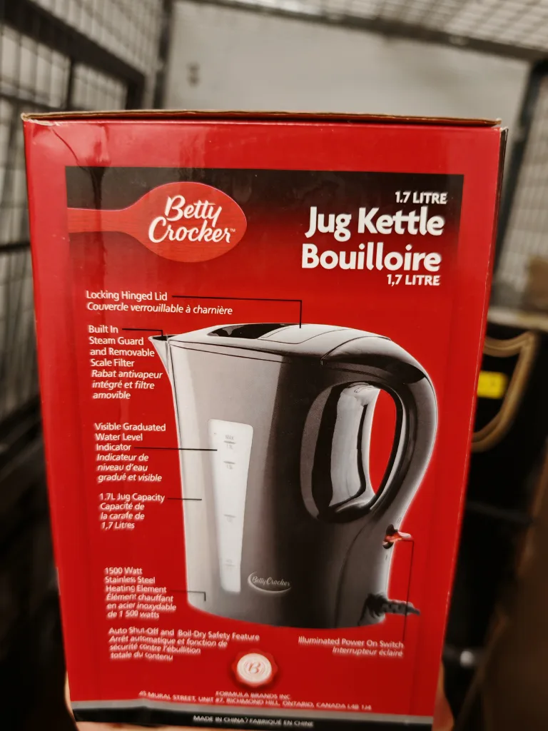 Betty Crocker Jug Kettle - 1.7 Litre Capacity thumbnail