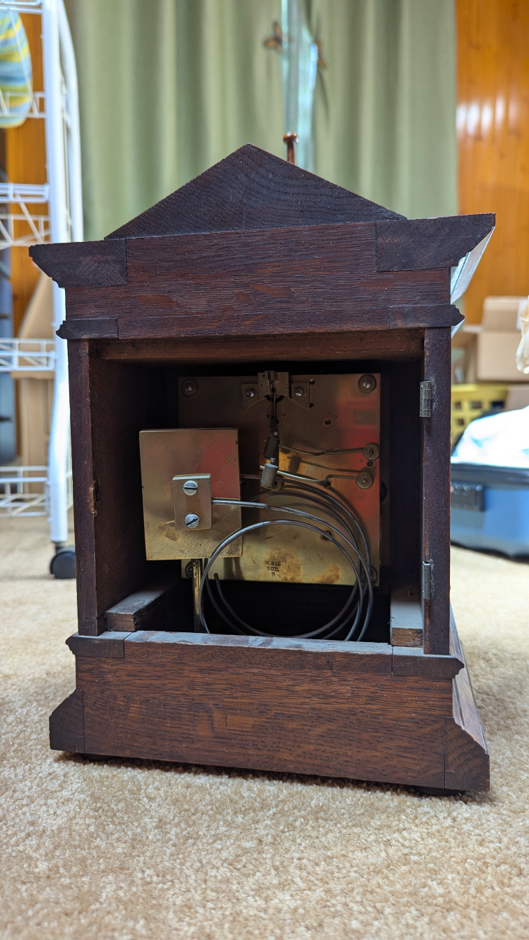 Antique W&H Son Mantle Clock - photo 3