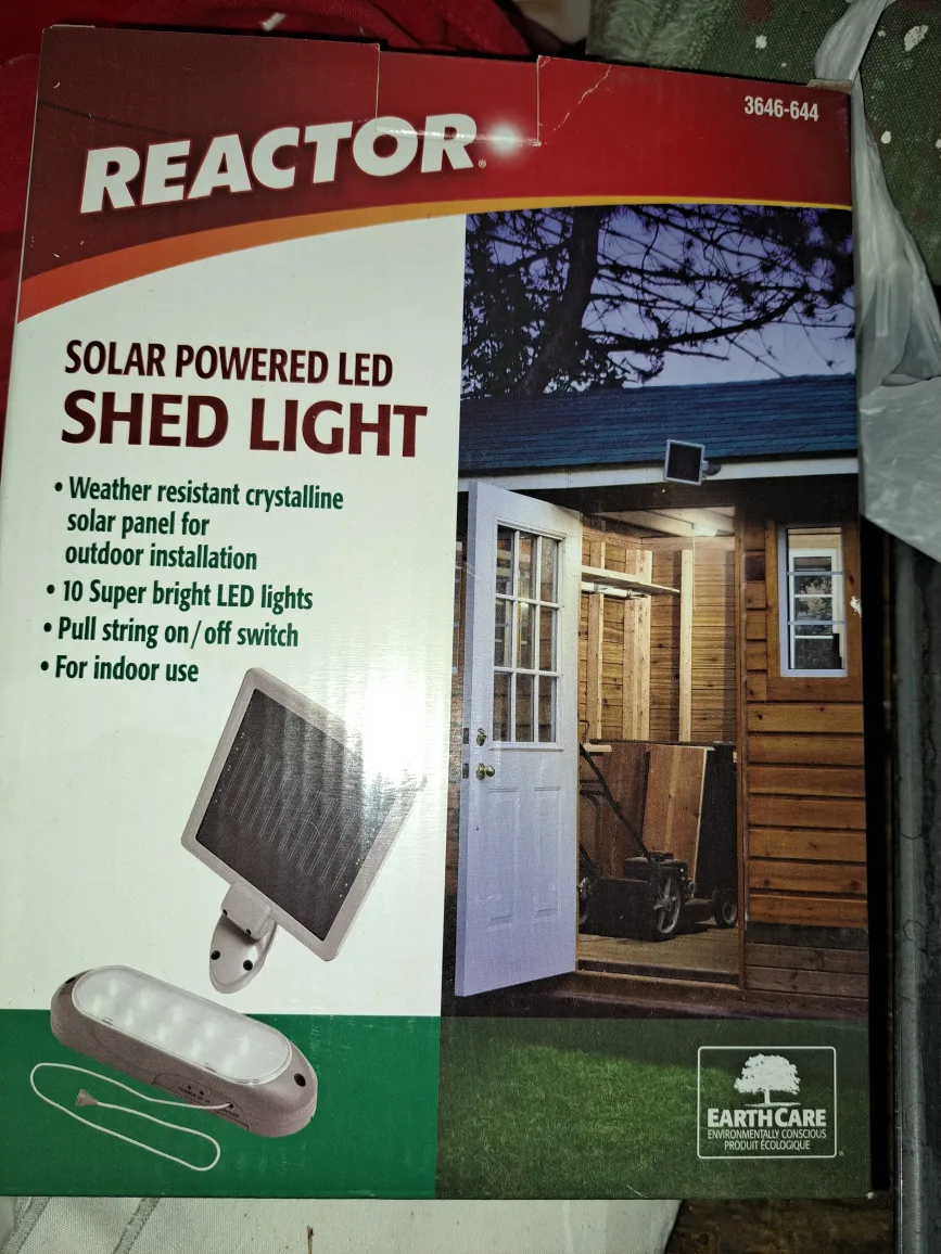 Reactor Solar Powered LED Shed Light thumbnail