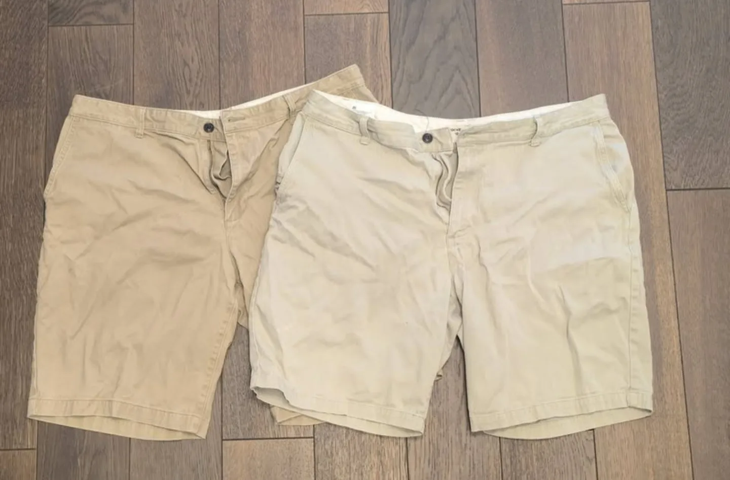 2 Pairs Dockers Men’s Shorts – XL, Khaki & Sand thumbnail