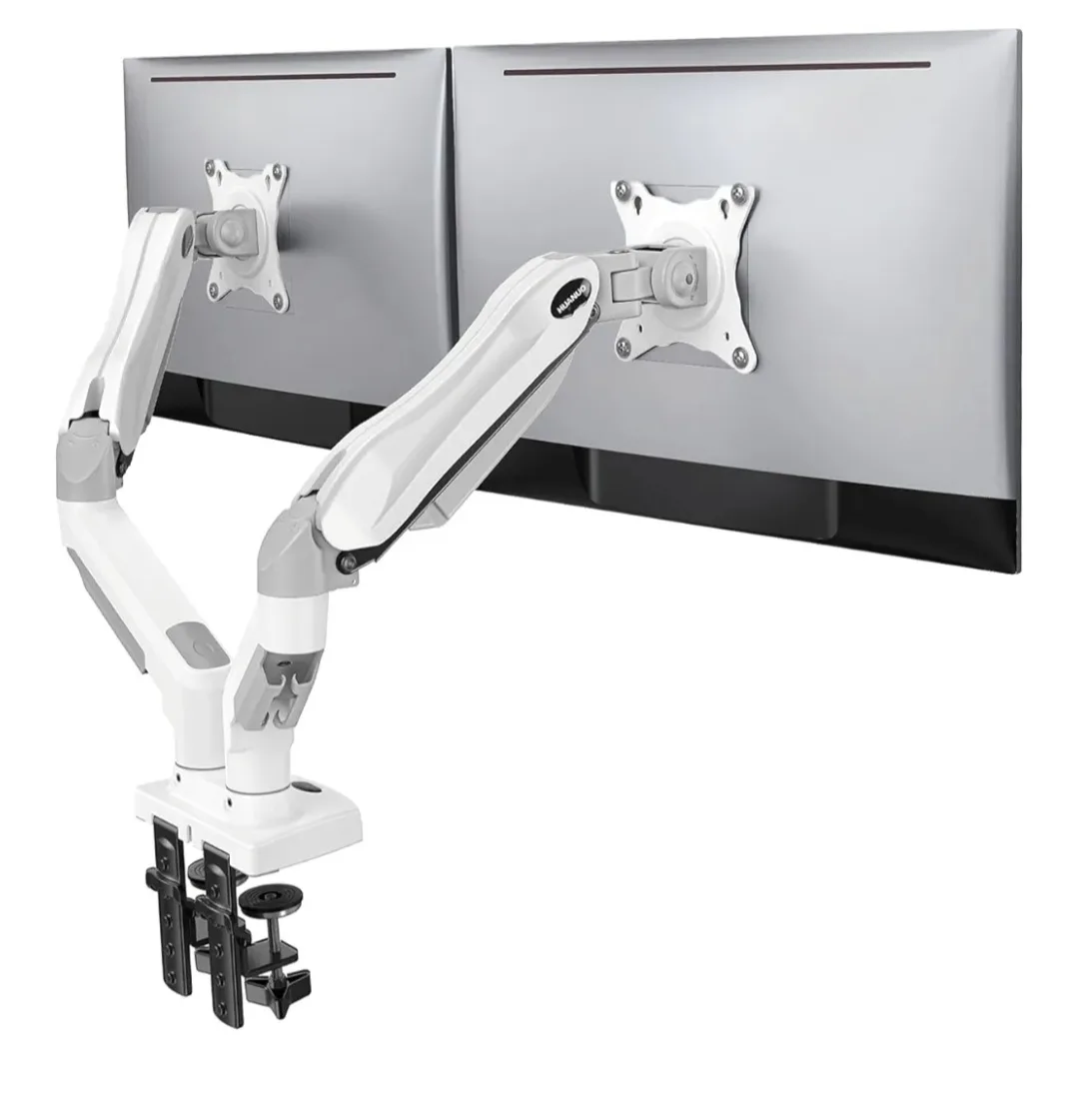 HUANUO Dual Monitor Mount Stand - White🥕 thumbnail