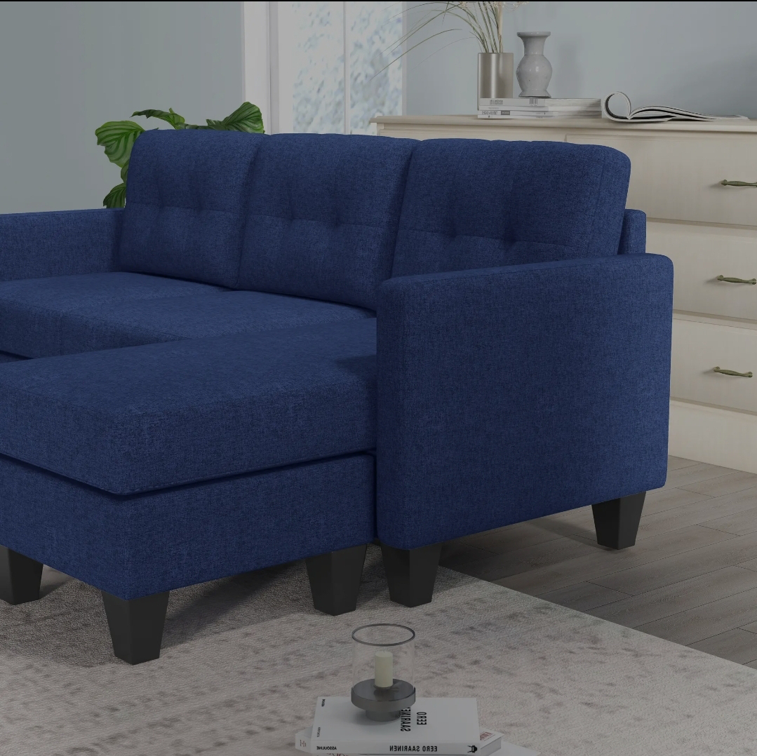 L-Shape 3 Seater Sectional Sofa - photo 4