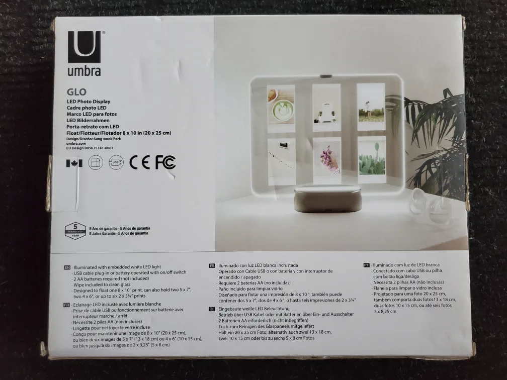 Umbra Glo LED Photo Display 8x10 image indicator(2)