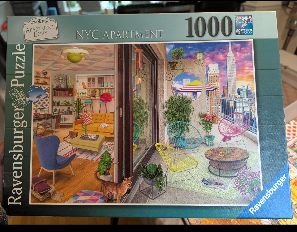 Ravensburger NYC Apartment 1000 Piece Puzzle thumbnail