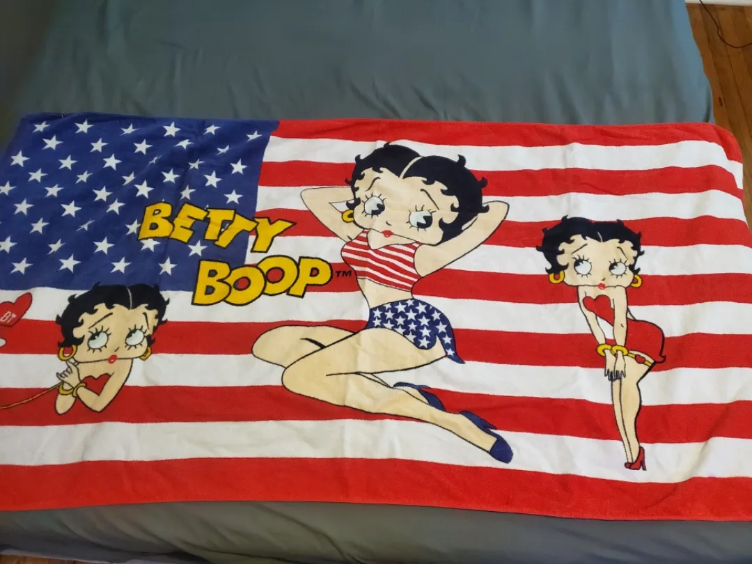Betty Boop Beach Towel thumbnail