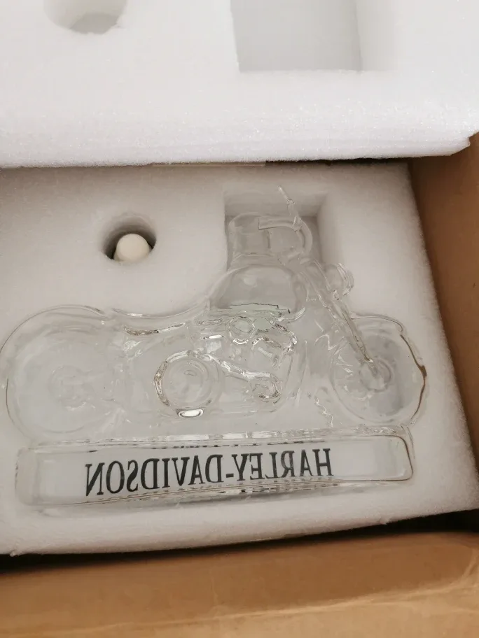 Harley-Davidson Motorcycle Shaped Decanter thumbnail