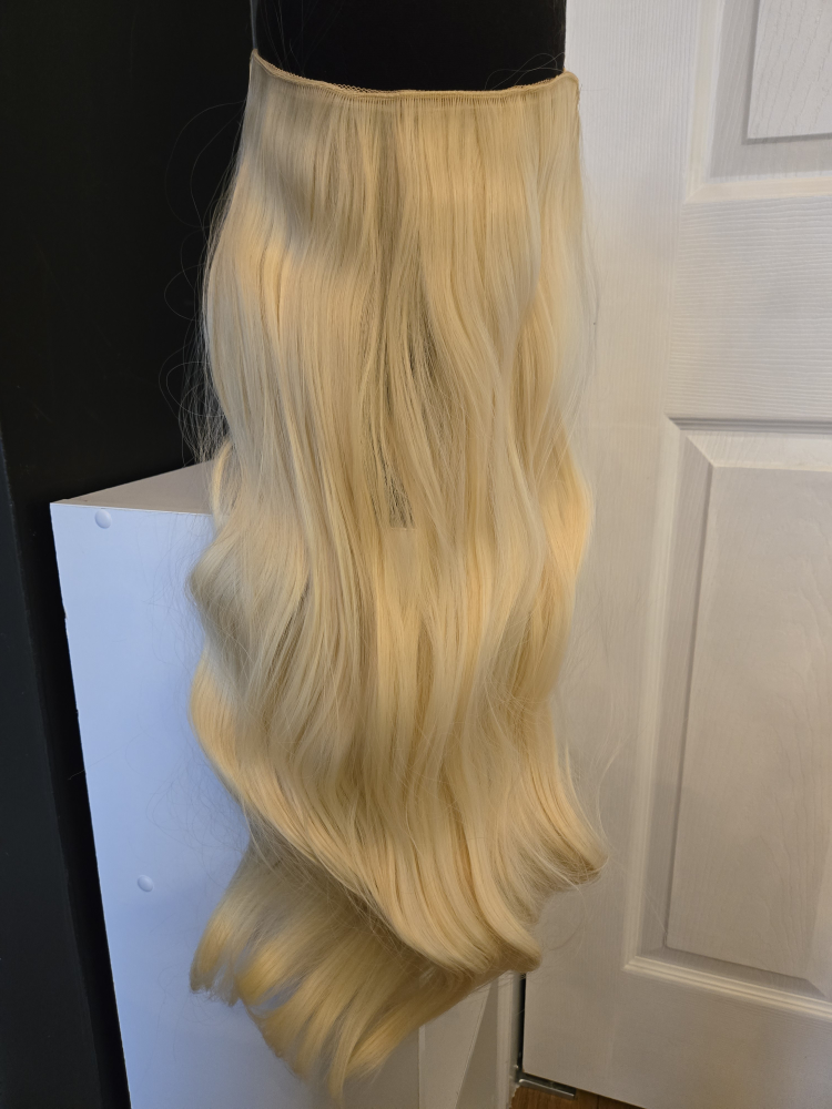 Invisible Wire Hair Extensions - Blonde, 24 Inch - photo 5