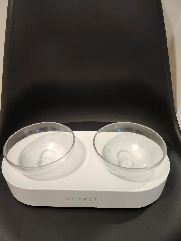 PETKIT Double Bowl Feeder - White thumbnail