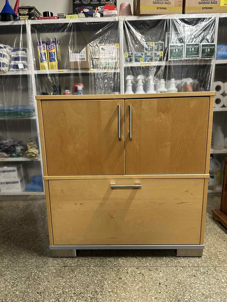 Wooden Cabinet with Drawer thumbnail