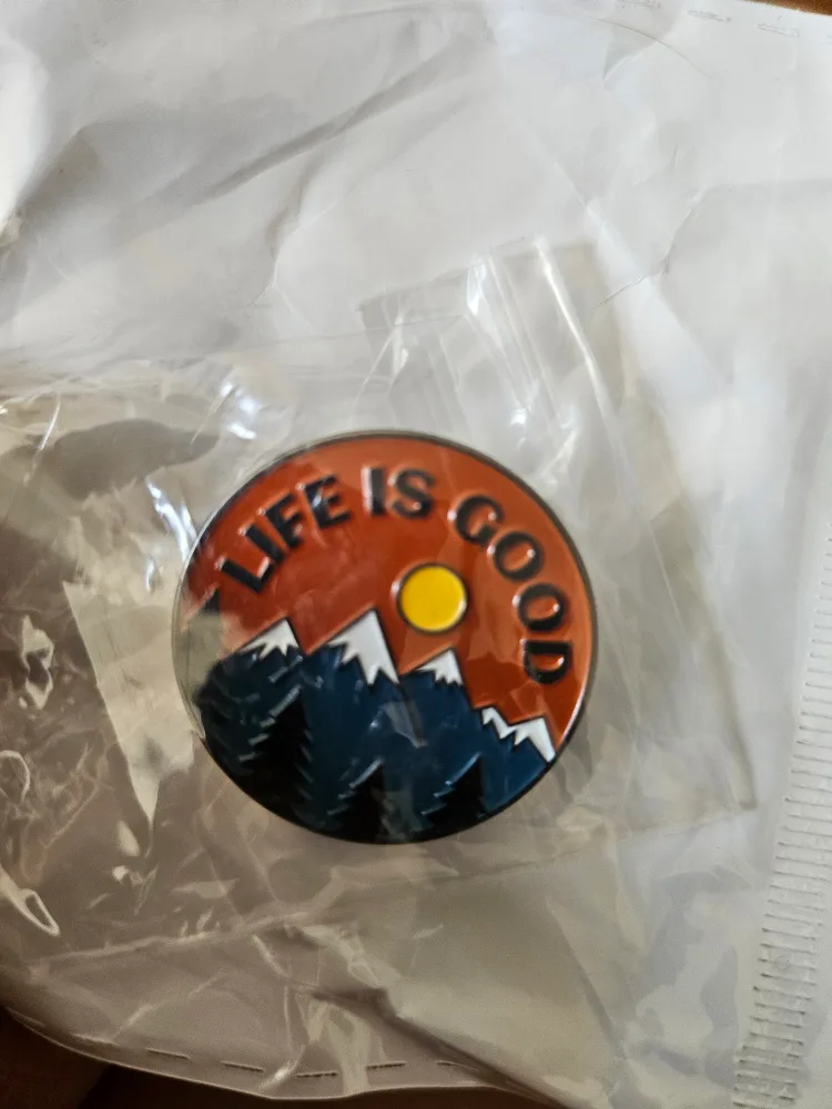 Life is Good Enamel Pin - New! thumbnail