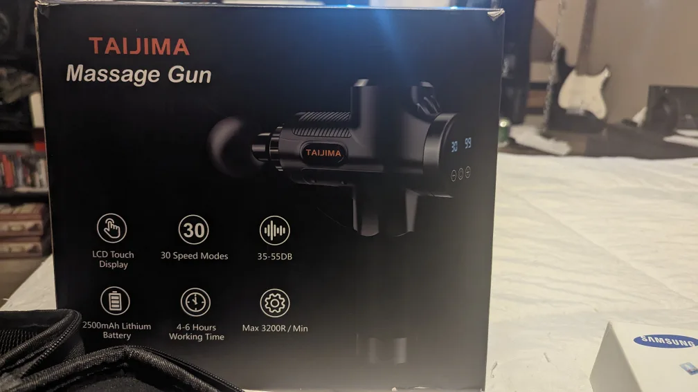 TAIJIMA Massage Gun with 30 Speeds image indicator(2)