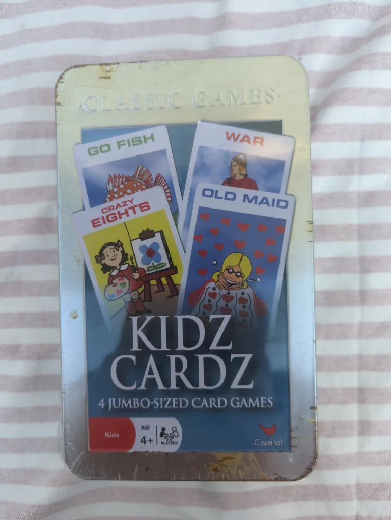 Kidz Cardz - 4 Jumbo-Sized Card Games for kids thumbnail