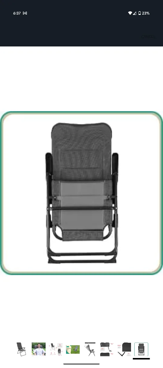 SunnyFeel Reclining Folding Patio Lounge Chair for Adults image indicator(8)