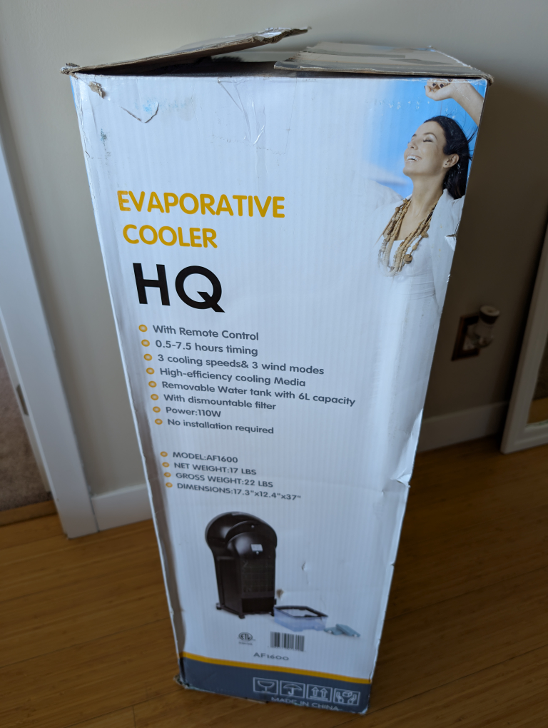 HQ Evaporative Cooler AF1600 - photo 4