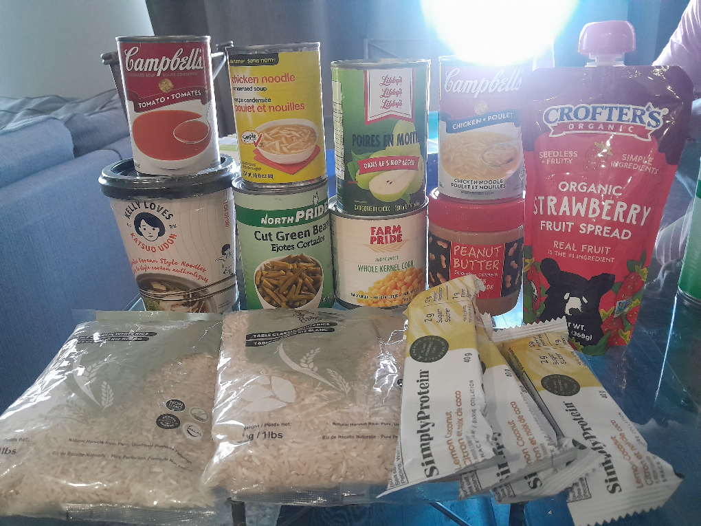 Assorted Canned Goods & Food Items