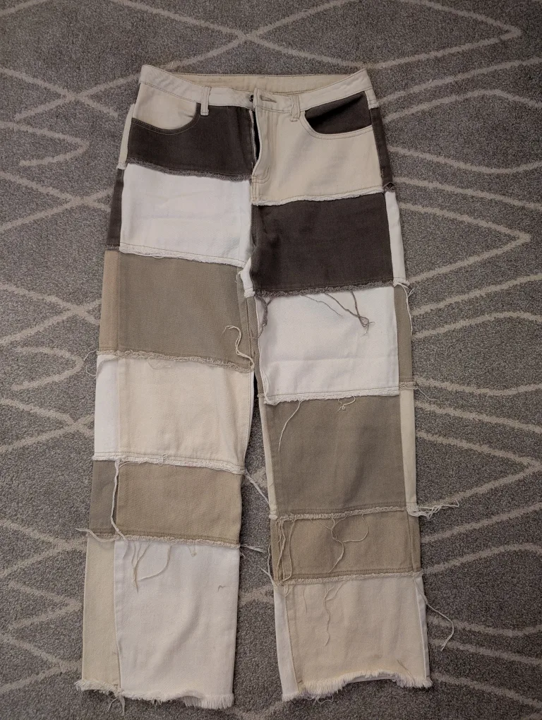 Patchwork Denim Jeans image indicator(2)