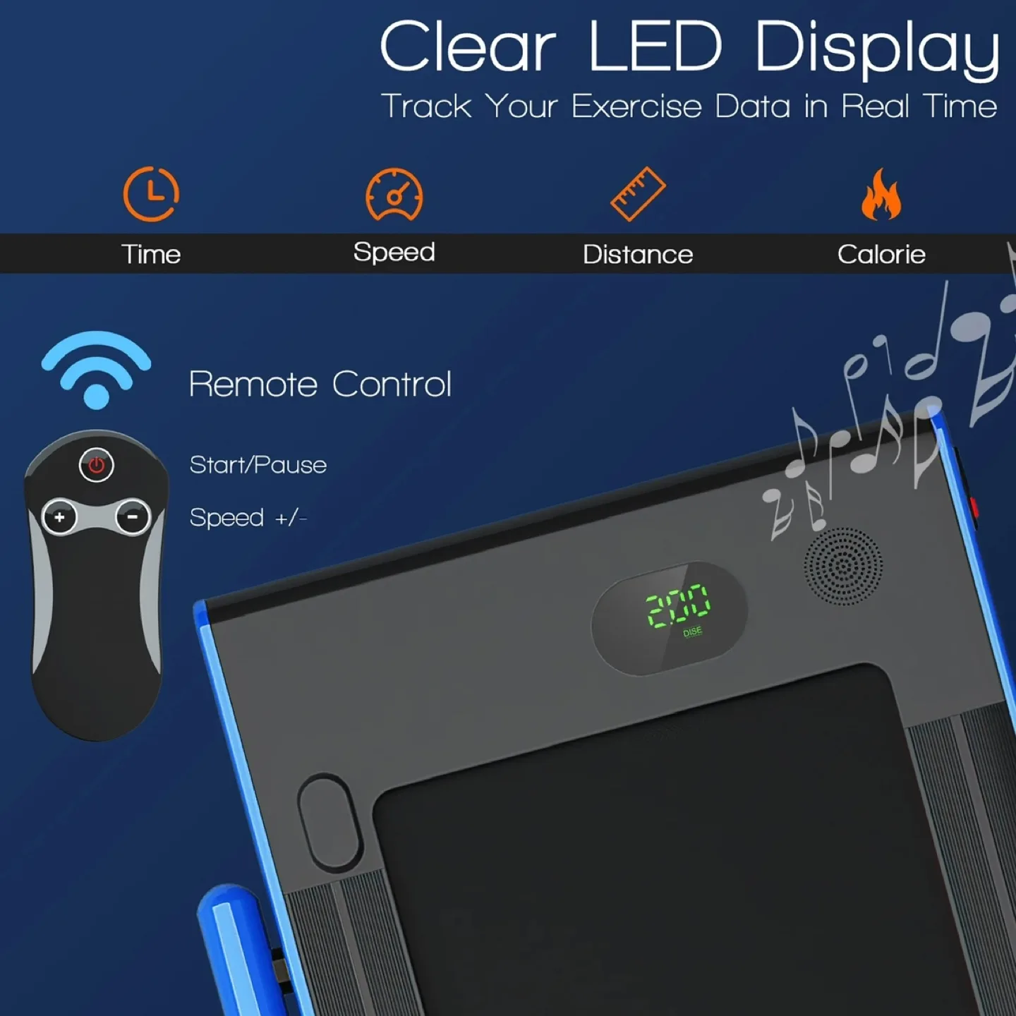 SuperFit Foldable Treadmill - Compact & Easy Storage image indicator(3)