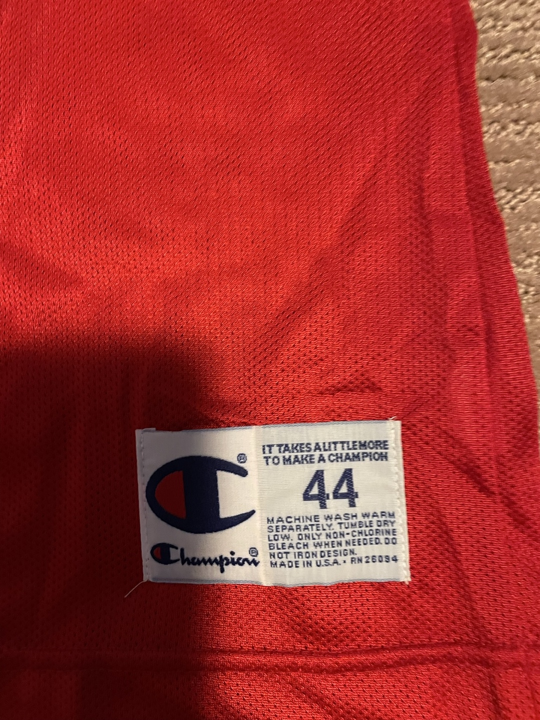 Champion Bulls Jordan #45 Jersey - Size 44 - photo 4