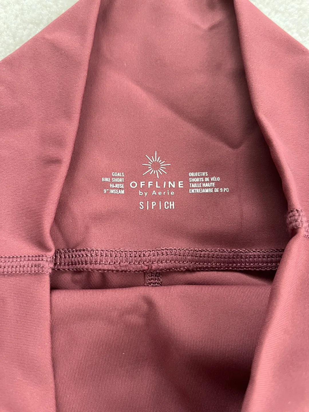 2 Paiirs of  High Waisted Aerie Biker Shorts both Small image indicator(5)