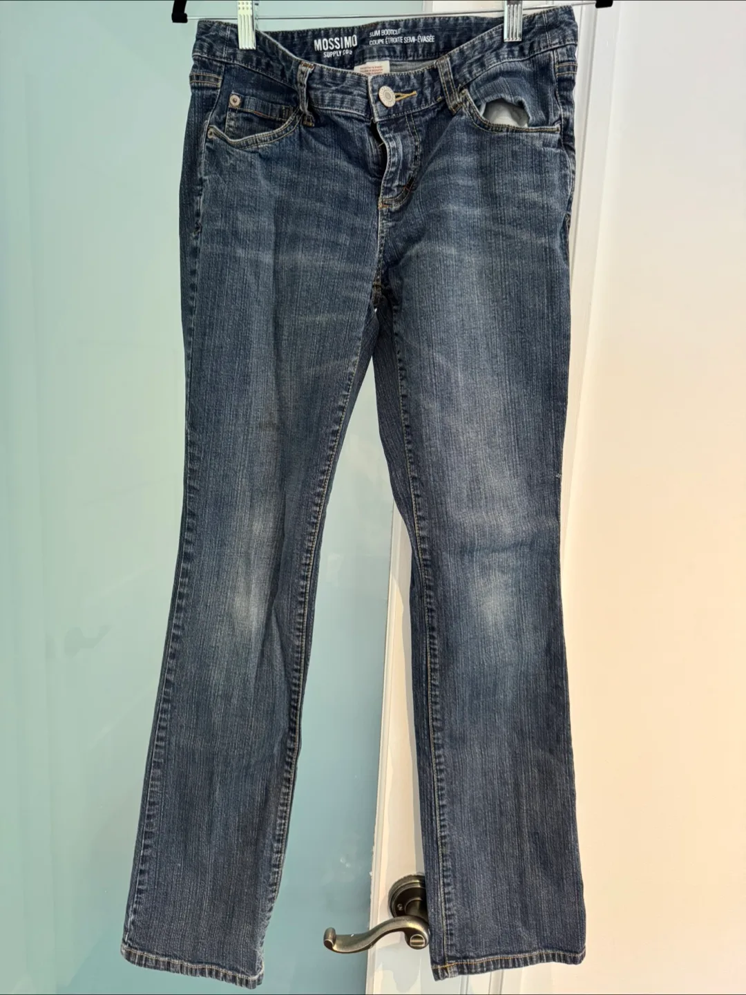 Mossimo Supply Co. Slim Bootcut Jeans - Size 7R/R thumbnail