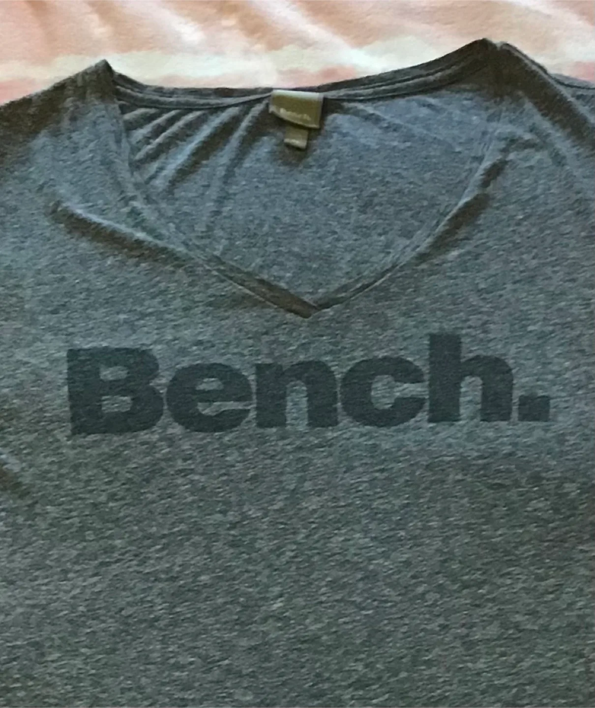 🤩 Bench Grey V-Neck T-Shirt Size M image indicator(2)