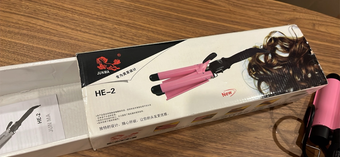 JUNMA HE-2 Hair Waver - Pink