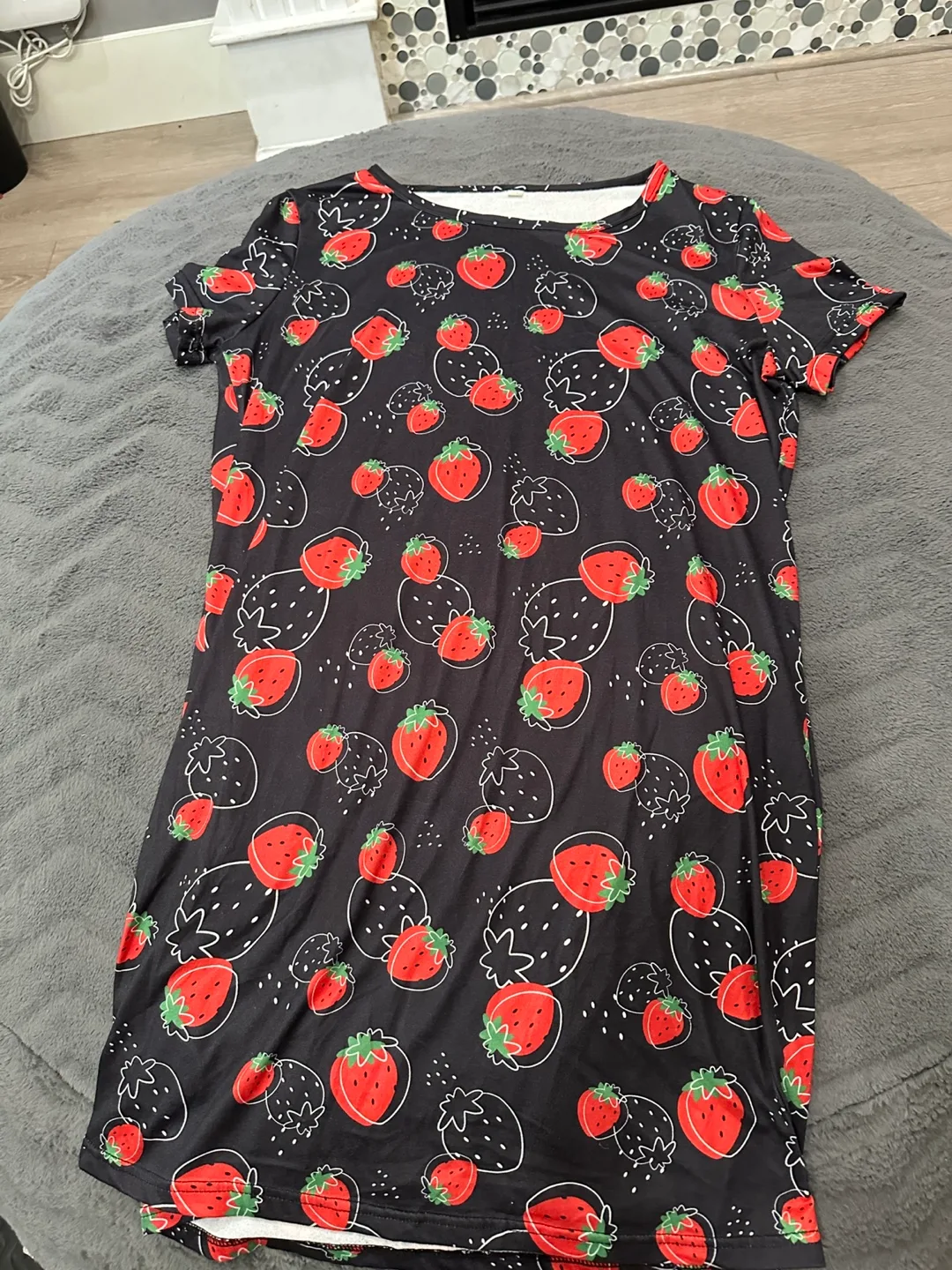 Strawberry Print Dress thumbnail