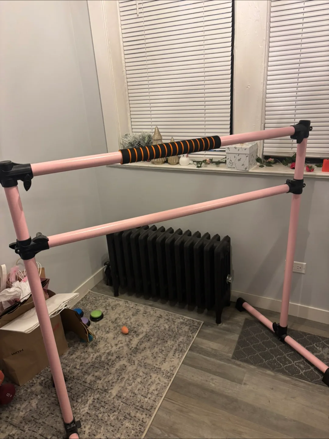 Pink Adjustable Ballet Barre thumbnail
