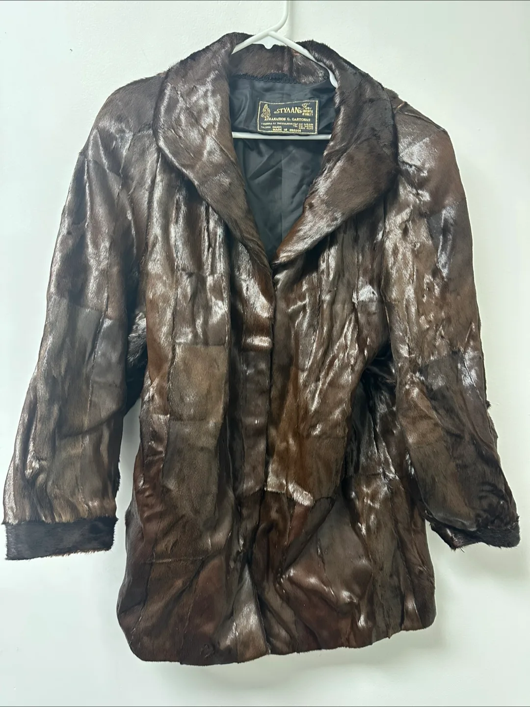 Styann Furs Brown Fur Coat image indicator(3)