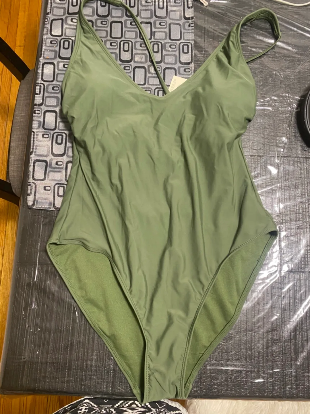 Brand new Olive Green One-Piece Swimsuit - Size L
