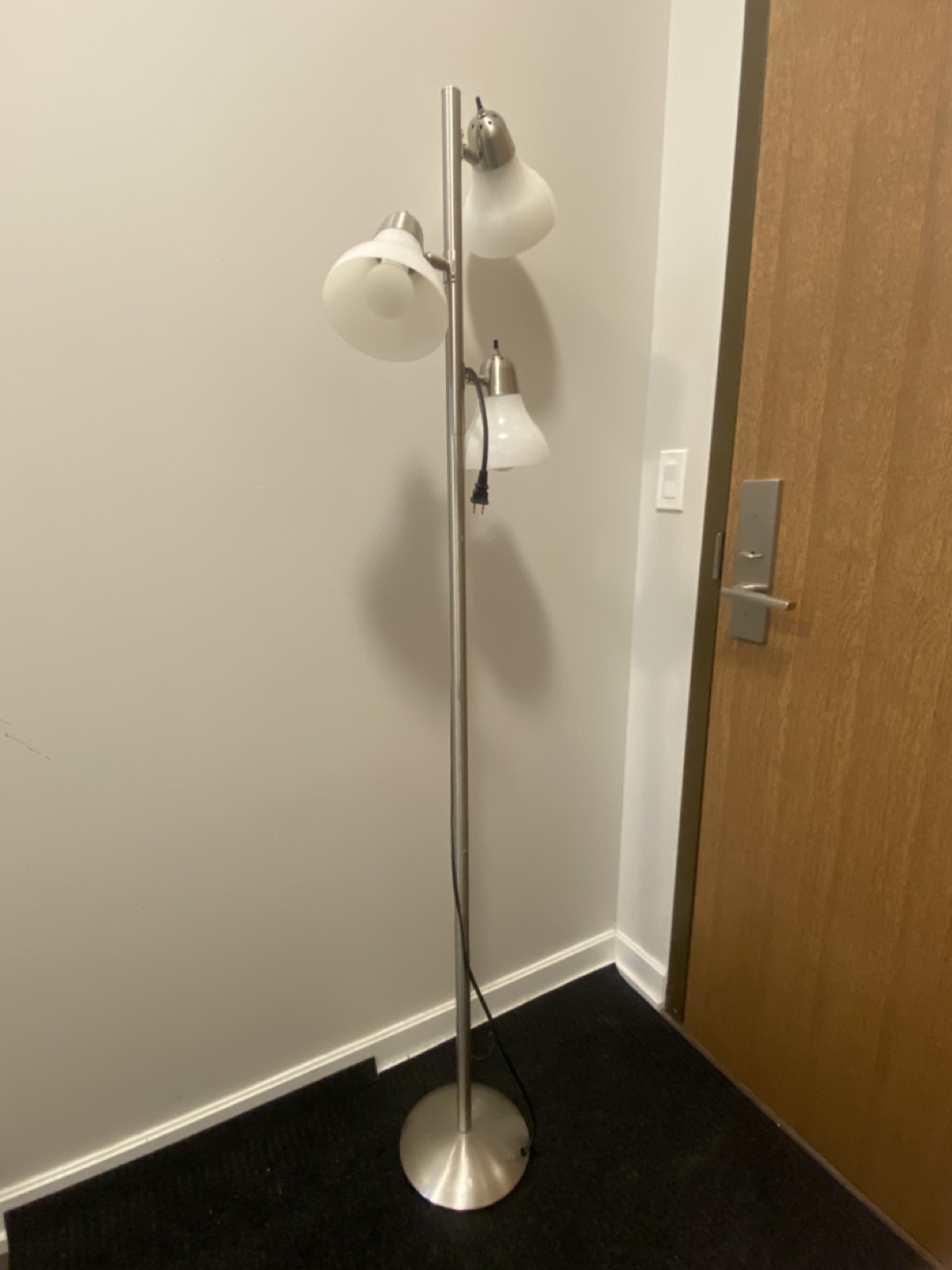 Silver Floor Lamp