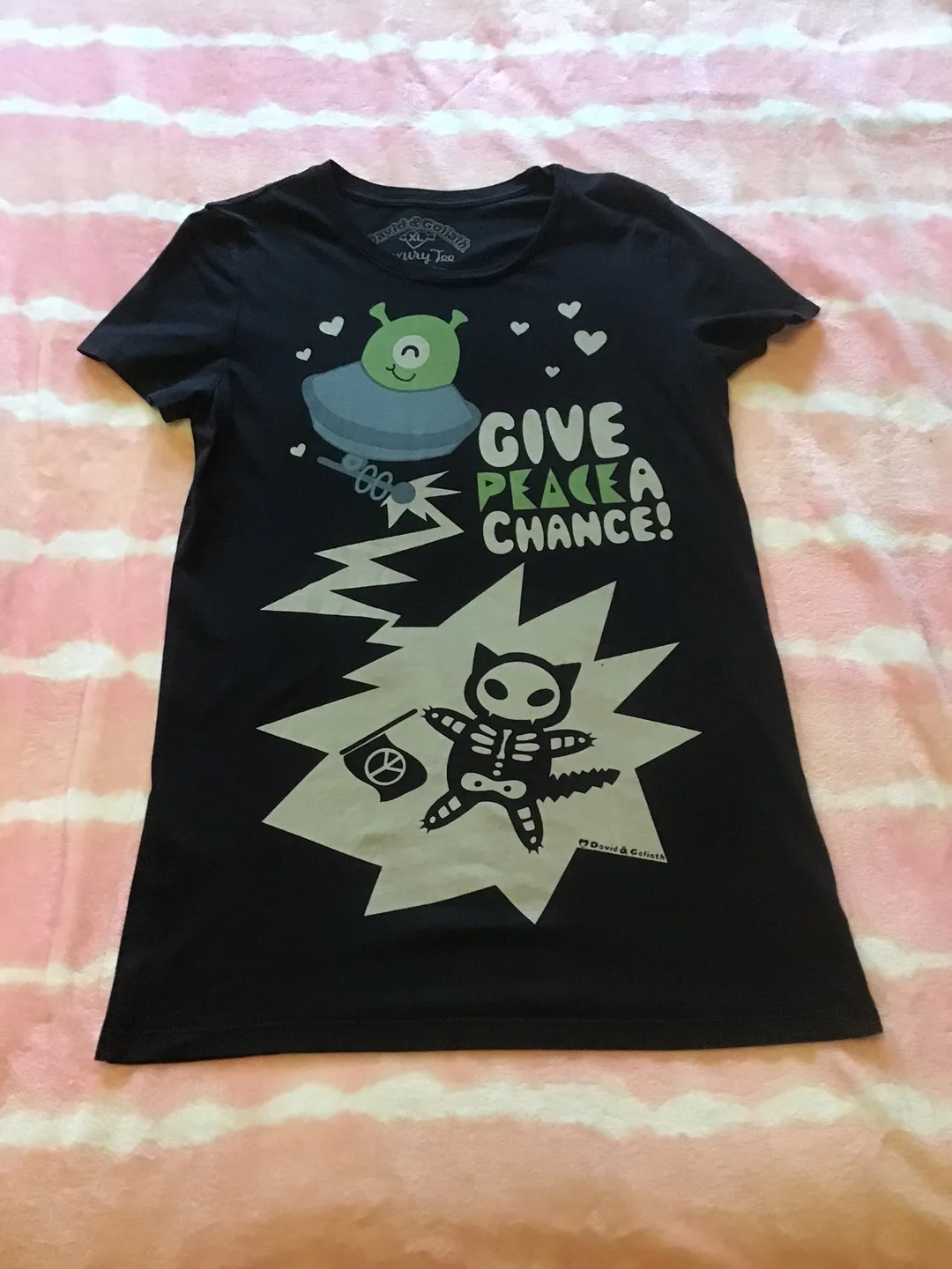 🤩 David & Goliath 'Give Peace a Chance' Tee thumbnail