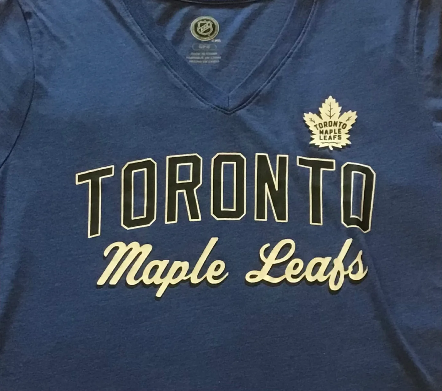 🤩 Toronto Maple Leafs Blue T-Shirt image indicator(2)