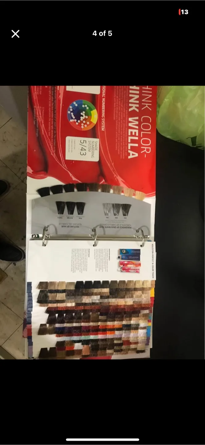 Wella Color Chart image indicator(3)