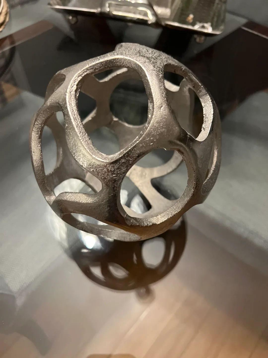 Silver Decorative Sphere thumbnail