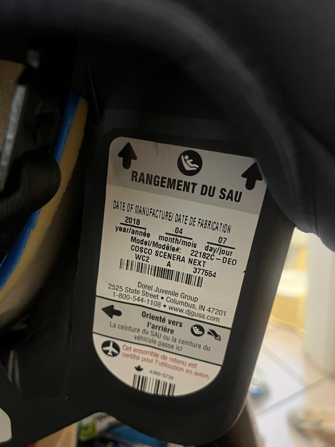 Cosco Scenera NEXT Car Seat - Blue - photo 2