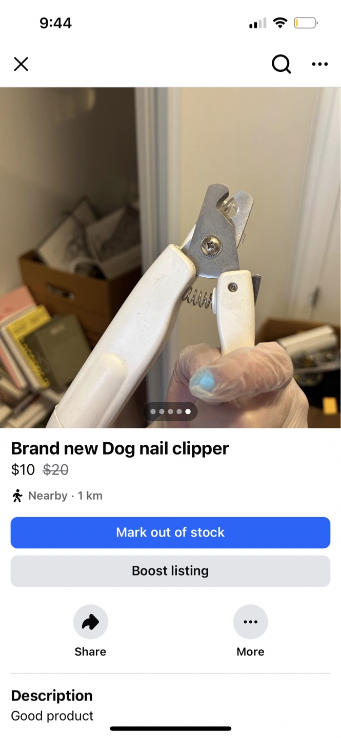 Brand New Voluex Dog Nail Clipper