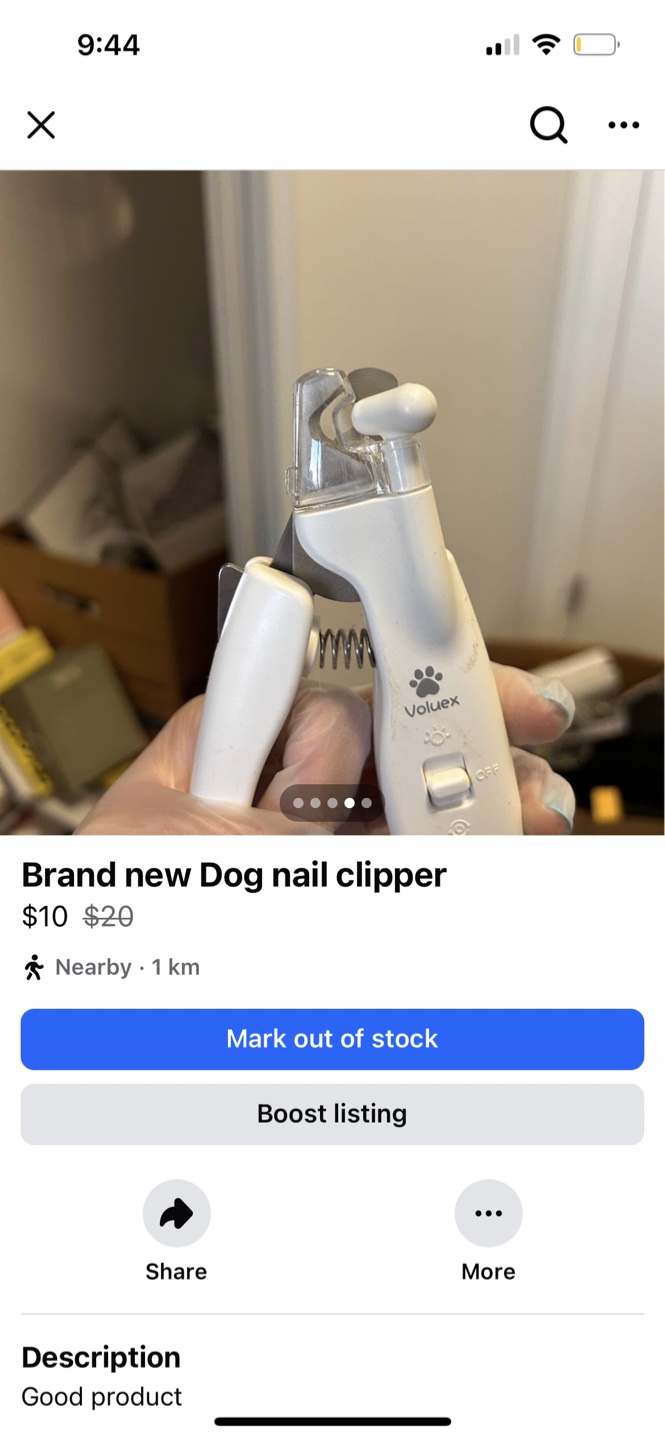 Brand New Voluex Dog Nail Clipper - photo 4