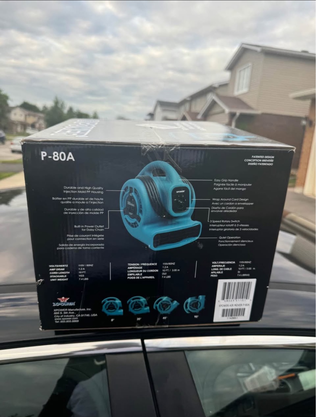 XPOWER P-80A Mighty Air Mover - Strong Fan NEW - photo 2